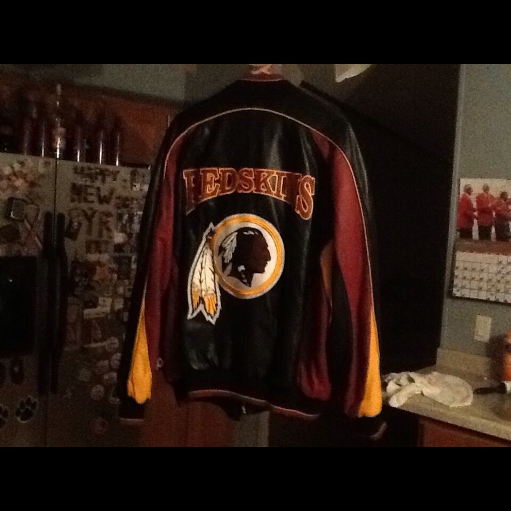 Washington Redskins NFL Leather Coat
